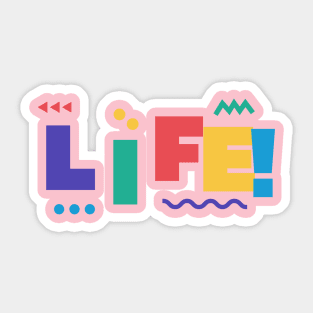 Life Design Sticker